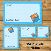 Yin Yang Vis Cartoon Post-it® Notes