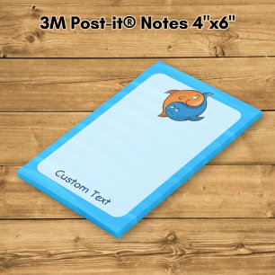 Yin Yang Vis Cartoon Post-it® Notes