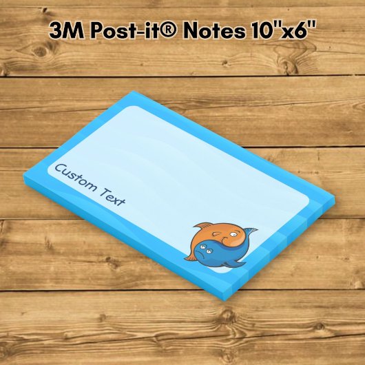 Yin Yang Vis Cartoon Post-it® Notes