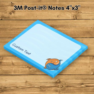Yin Yang Vis Cartoon Post-it® Notes