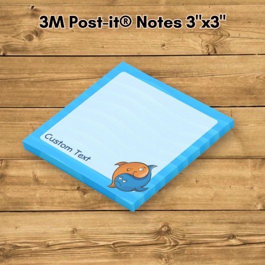 Yin Yang Vis Cartoon Post-it® Notes