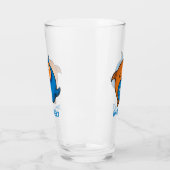 Yin Yang Vis Cartoons Glas (Links)