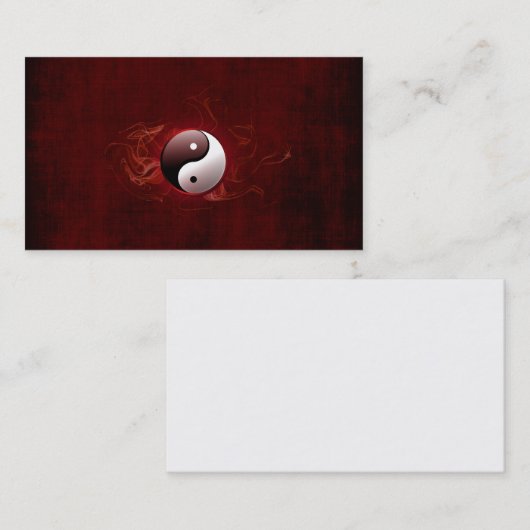 yin yang visitekaartje (Voorkant / Achterkant)