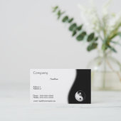 Yin-Yang Visitekaartje (Staand voorkant)