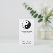 Yin Yang Visitekaartje (Staand voorkant)