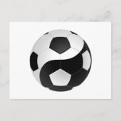 Yin Yang voetbal Briefkaart (Voorkant)