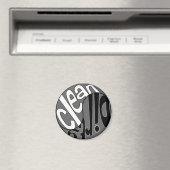 Yin Yang Vuil Schoon Vaatwasser Magneet Wit/Zwart (Insitu (Vaatwasser))