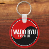 Yin Yang Wado Ryu 1 Sleutelhanger (Voorkant)
