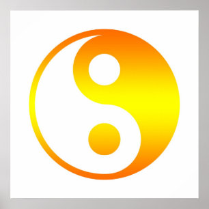 Yin Yang Wall Art Poster