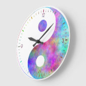 Yin Yang Wall Clock Grote Klok (Hoek)