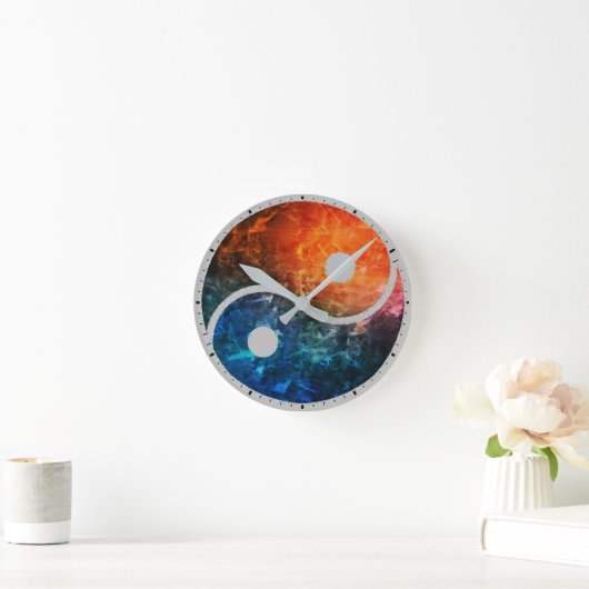 Yin Yang Wall Clock Ronde Klok (Huis)