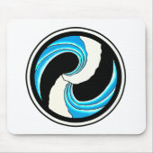 Yin Yang Waves Muismat (Voorkant)