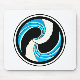 Yin Yang Waves Muismat