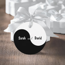 Yin Yang Wedding Zwart & Wit Bruid & Bruidegom Nam