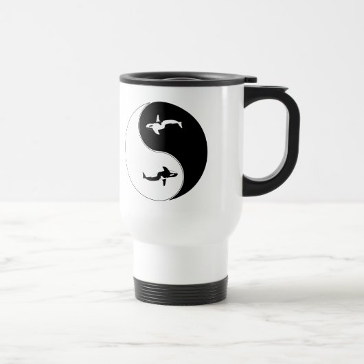 Yin Yang Whale Reisbeker (Rechts)