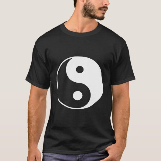 Yin Yang White T-shirt (Voorkant)