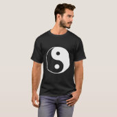 Yin Yang White T-shirt (Voorkant volledig)