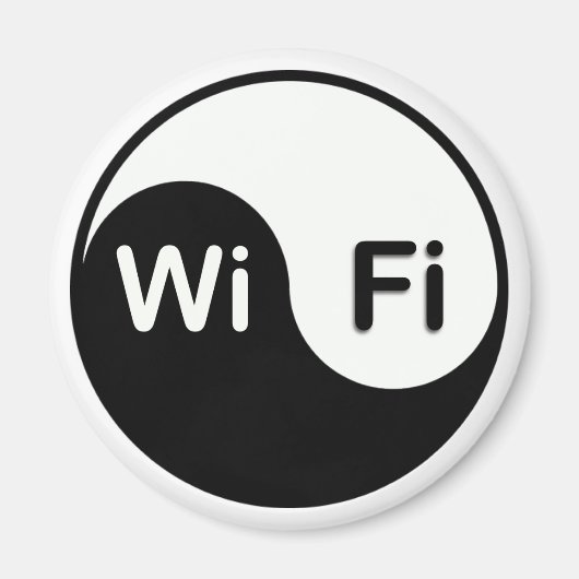 Yin Yang wi-fi magneet knop (Voorkant)
