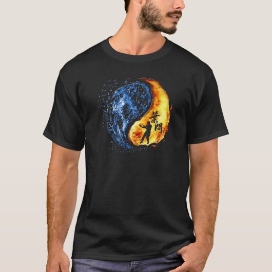 Yin Yang (Wing Chun) IP Man Linage T-shirt (Voorkant)