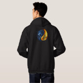 Yin Yang - Wing Chun "Kung Fu" IP Man Linage Hoodie (Achterkant volledig)