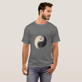 Yin-Yang Wing Emblem T-Shirt – Dark Fantasy (Voorkant volledig)