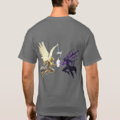 Yin-Yang Wing Emblem T-Shirt – Dark Fantasy (Achterkant)