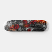 Yin Yang Wolf Skull Fantasy Deck Persoonlijk Skateboard (Horizontaal)
