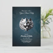 Yin Yang Wolven. Kaart (Staand voorkant)