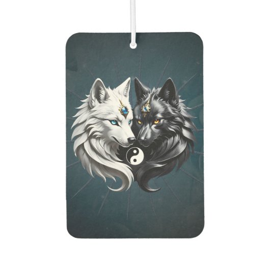 Yin Yang Wolven. Luchtverfrisser (Voorkant)