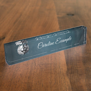 Yin Yang Wolven. Naambordje