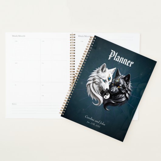 Yin Yang Wolven. Planner (Display)