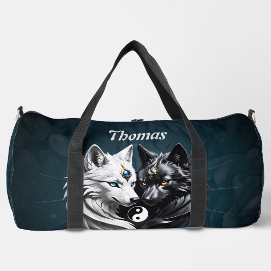 Yin Yang Wolven. Plunjezak (Voorkant)