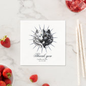 Yin Yang Wolven. Servet (Insitu)