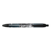 Yin Yang Wolven. Zwarte Inkt Pen (Achterkant)