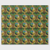 Yin Yang Wrapping Paper Cadeaupapier (Vlak)