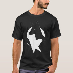 Yin Yang Xolo Funny Xoloitzcuintli Symbol Zen Medi T-shirt
