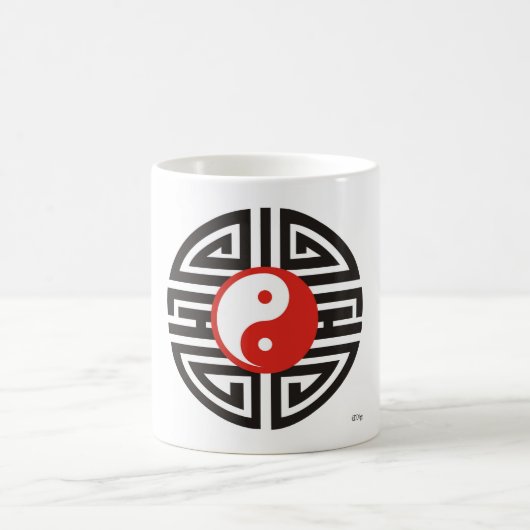 Yin Yang Yantra Tattoo Koffiemok (Center)