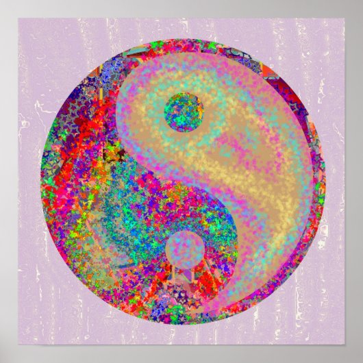 YIN YANG YinYang Chinese Life Balance Symbol Poster (Voorkant)