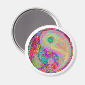 Yin Yang - YinYang door Naveen Joshi Magneet (Voorkant / Achterkant)