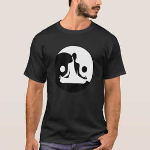 yin yang yoga meditatie tai chi qigong t-shirt
