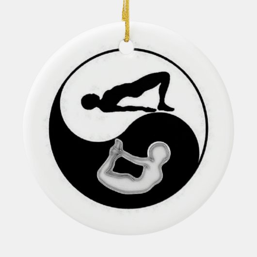 Yin-Yang Yoga Ornament (Achterkant)