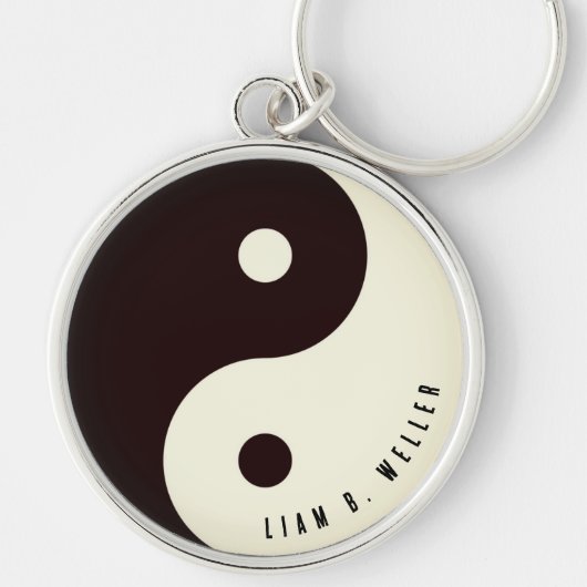 Yin Yang Yoga Sleutelhanger (Voorkant)
