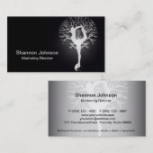 Yin Yang Yoga Tree Visitekaartje (Voorkant / Achterkant)