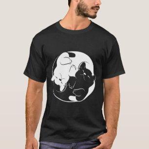 Yin Yang Yoga Zen Cats Yoga Ca T-shirt