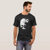 Yin Yang Yoga Zen Cute Cats for Cat  1 T-shirt (Voorkant volledig)