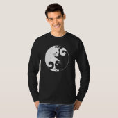 Yin Yang Yoga Zen Cute Cats for Cat  1 T-shirt (Voorkant volledig)