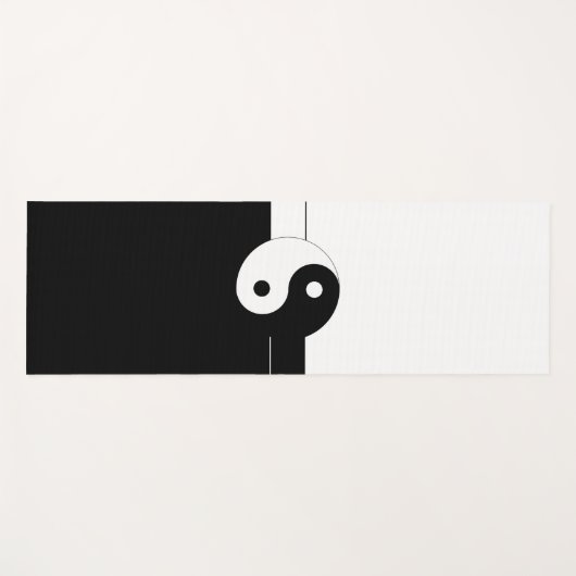 Yin yang yogamat (Voorkant (horizontaal))