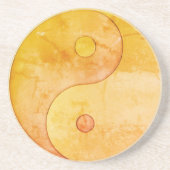 Yin Yang Zandsteen Onderzetter (Voorkant)
