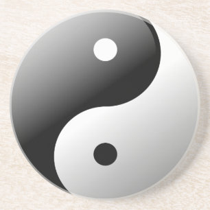 Yin Yang Zandsteen Onderzetter