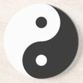 Yin Yang Zandsteen Onderzetter (Voorkant)